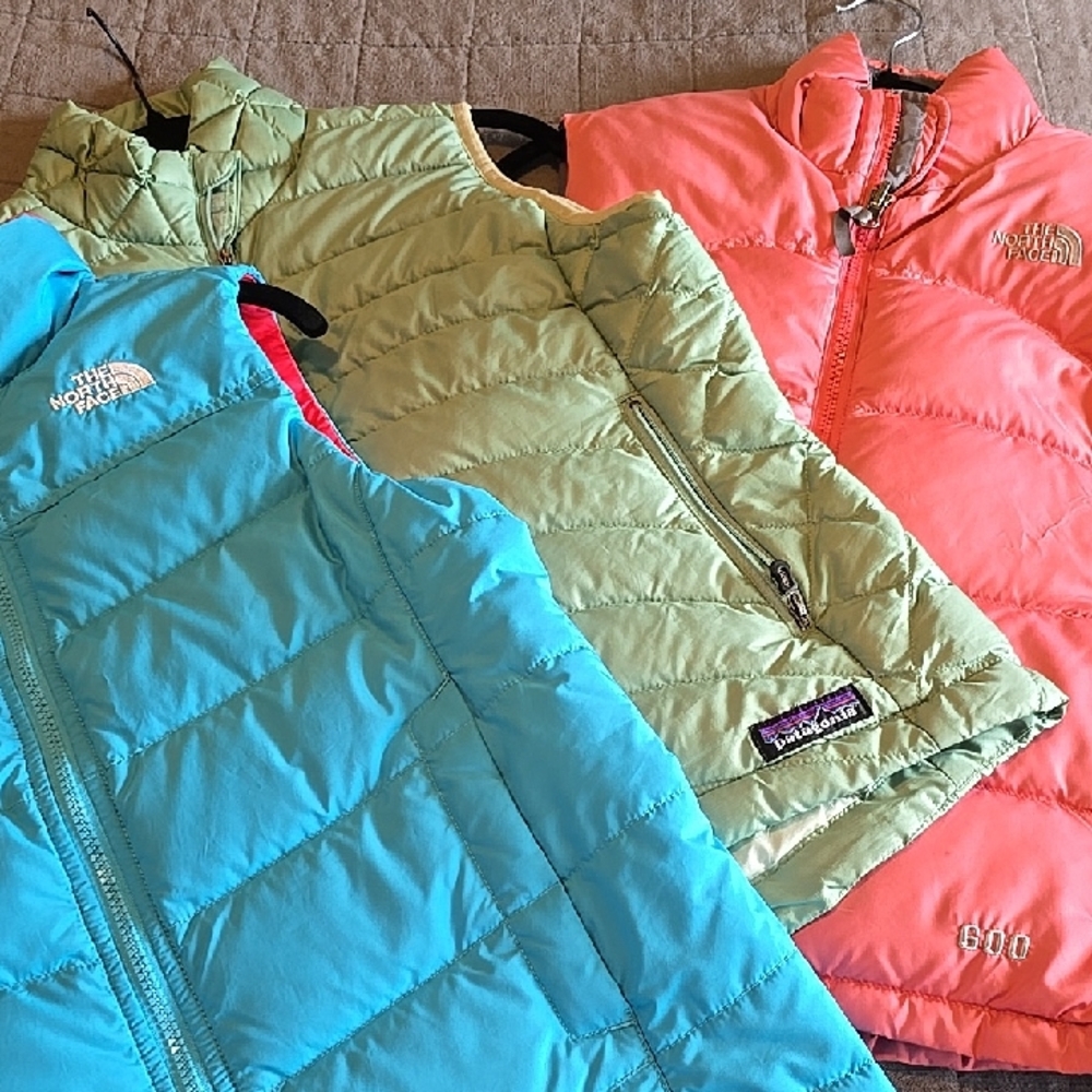 The North Face Kids Puffer Jacket - Blue, Green, Pink